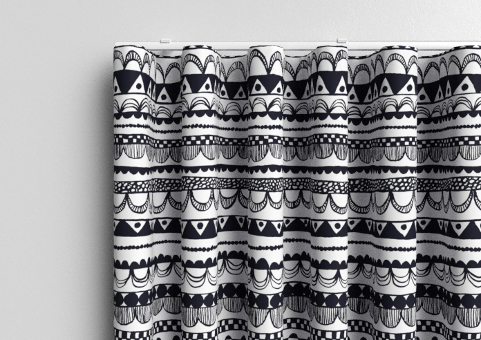 Bohemian, Black - Made to Measure Curtains - Image 13